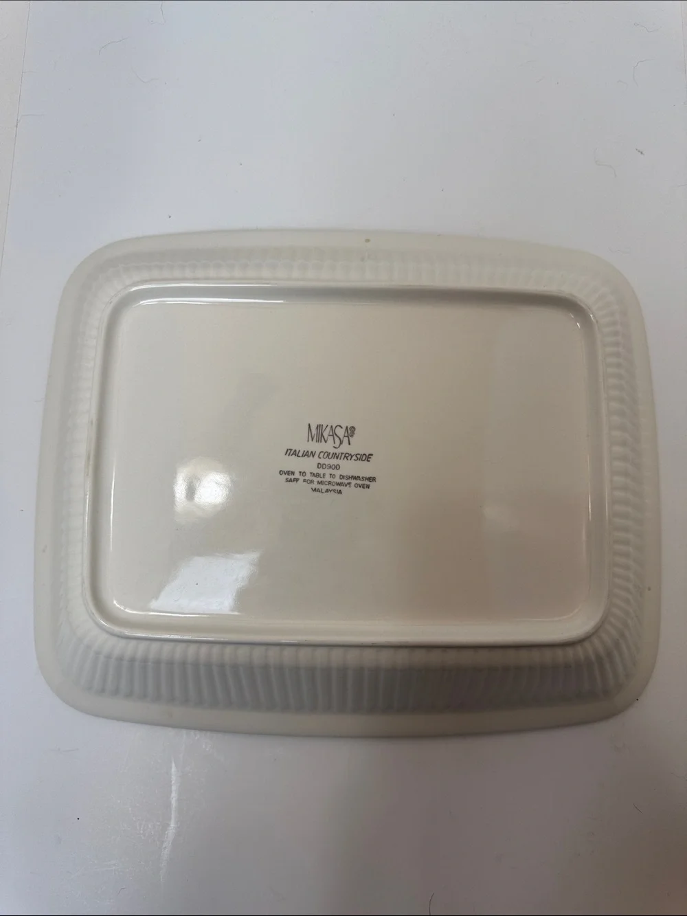 Mikasa Italian Countryside DD900 Rectangular Baking Dish with Embossed Border